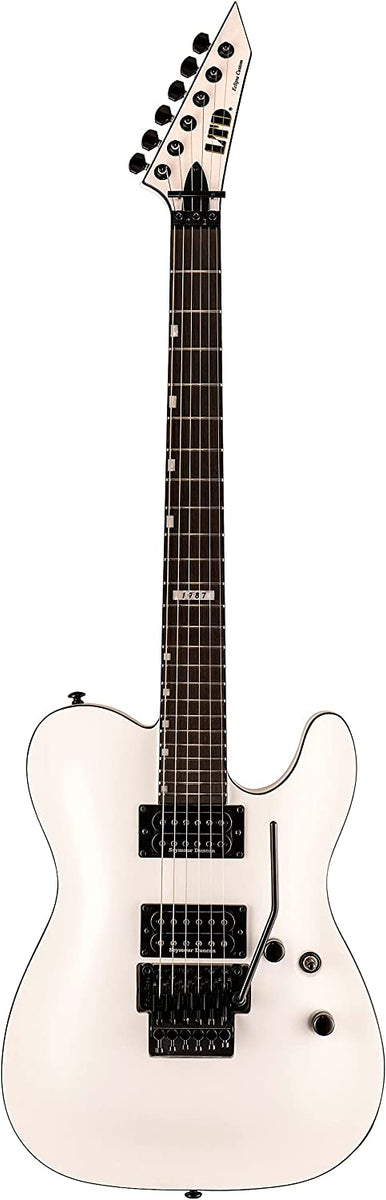 ESP 6 String LTD Eclipse ’87 Electric Guitar - Pearl White, Right,  (LECLIPSE87PW)