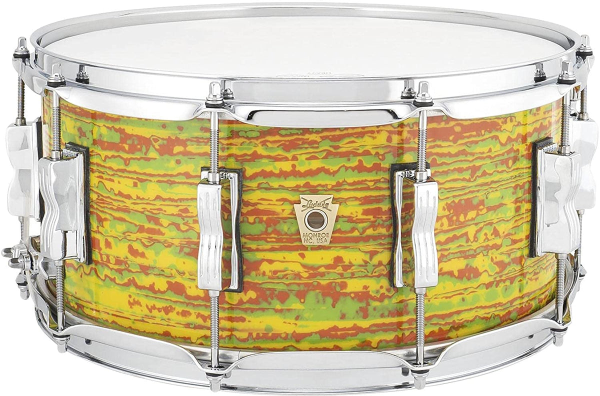 Ludwig Classic Maple Snare Drum - 6.5 x 14 inch - Citrus Mod