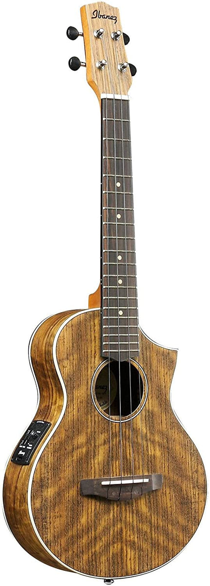 Ibanez, 4-String Ukulele, Right, Open Pore Natural (UEWT14E