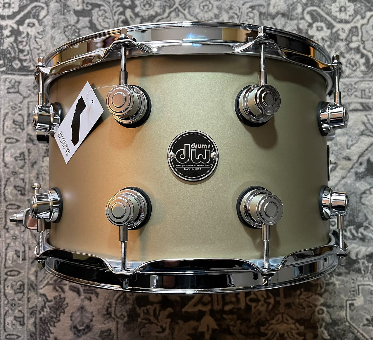 DW Performance Series 14x8 Maple Snare Drum DRPT0814SSGT - Gold Mist