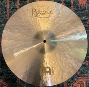 Meinl Byzance 18” Jazz Thin Crash Cymbal - Hand Selected By Mugan Music Group