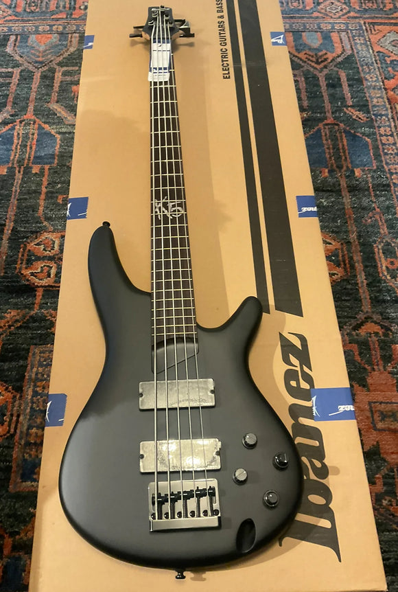 Ibanez K5 Fieldy Signature 5-String Electric Bass Guitar Flat Black # K5BKF