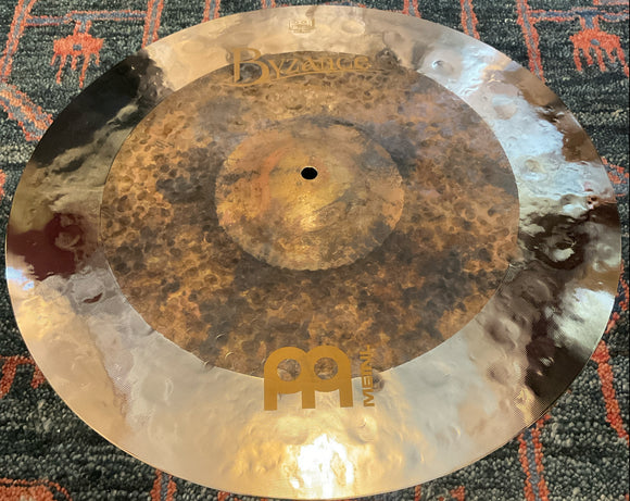 Meinl B19DUC Byzance Dual Crash Cymbal, 19