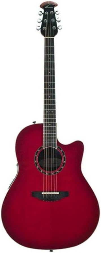 Ovation Standard Balladeer 2771AX Acoustic-electric Guitar, Cherry Cherry Burst