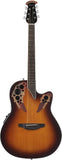 Ovation Celebrity Elite Solid Spruce TOop Acoustic-Electric Guitar, Sunburst