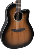 Ovation CS24P-ABLKW-G Celebrity Exotic Selection Acoustic-electric Guitar - Black Burst