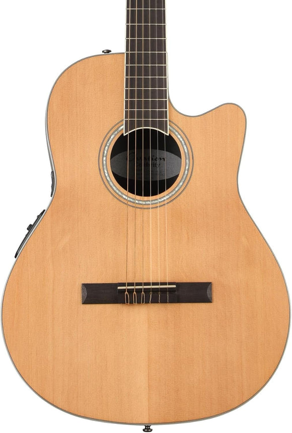 Ovation Celebrity Standard CS24C-4 CS Mid-depth Classical Acoustic-electric Guitar - Natural