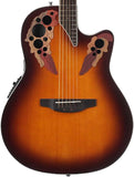 Ovation Celebrity Elite Solid Spruce TOop Acoustic-Electric Guitar, Sunburst