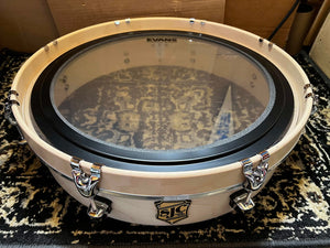 SJC Drums 20" x 4" Tour Series UFO Drum - Natural w/ Chrome Hardware