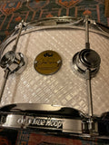 DW 6.5x14 Jazz Series Maple/Gum Shell Snare Drum - White Crystal w/Chrome HW