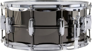 Ludwig Supraphonic hammered Tub lugs Black Beauty Snare Drum 14 x 6.5 in.