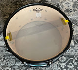 SJC Drums 6x14 Josh Dun SAI Blue Snare Drum - Blue Washers - Yellow Straps