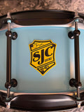 SJC Drums 6x14 Josh Dun SAI Blue Snare Drum - Blue Washers - Yellow Straps