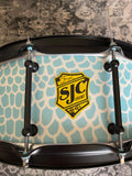 SJC Drums 6x14 Josh Dun SAI Scales Snare Drum - Blue Washers - Blue Straps