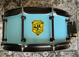 SJC Drums 6x14 Josh Dun SAI Blue Snare Drum - Blue Washers - Yellow Straps